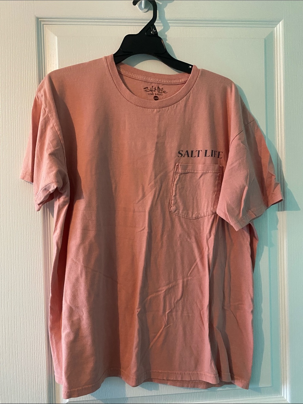 Salt Life Pocket Tee in Dusty Rose